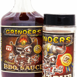 GRINDERS BBQ COMBO: Sauce & Meat Rub - It’s a “2 FER’ DEAL”