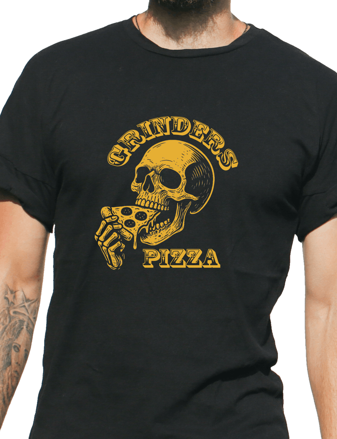 “Skull Slice” Tee – Black